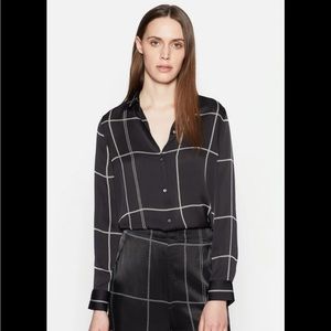NWT Equipment Windowpane Essential Blouse